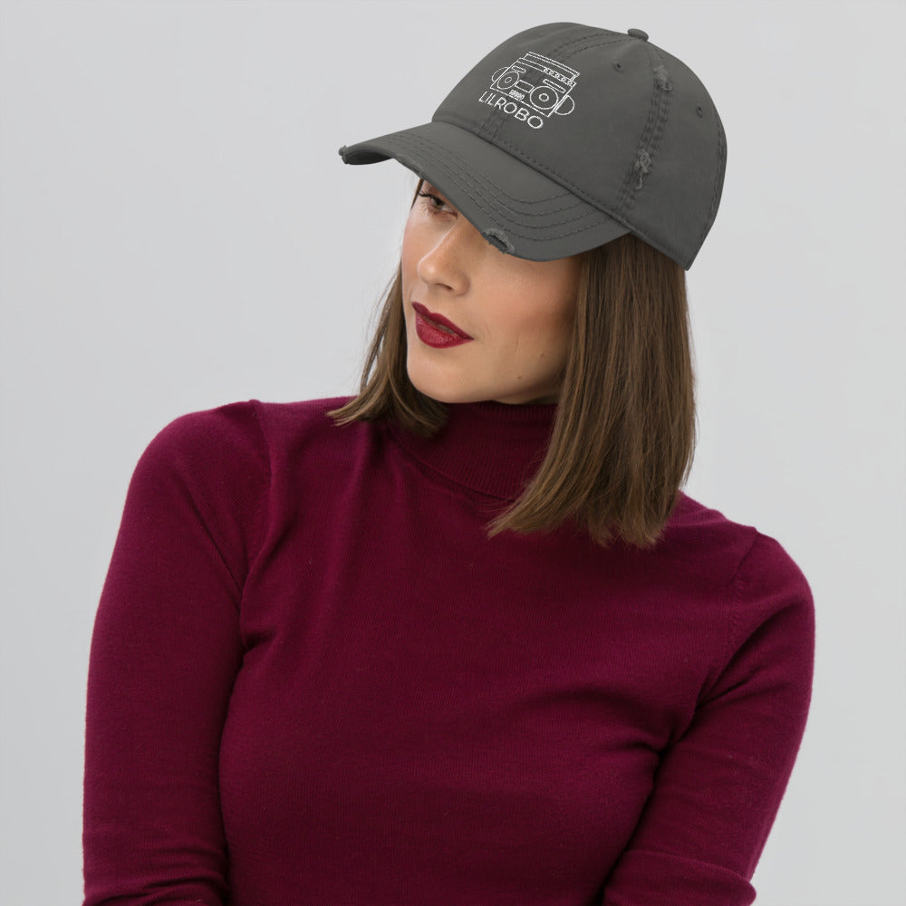 Lilrobo Logo Distressed Hat