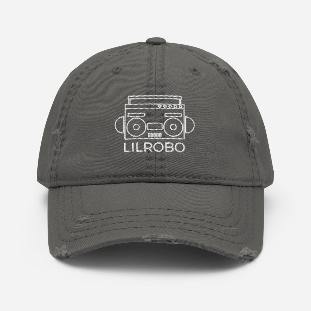 Lilrobo Logo Distressed Hat
