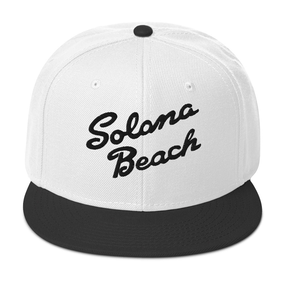 Solana Beach Sign Snapback Hat