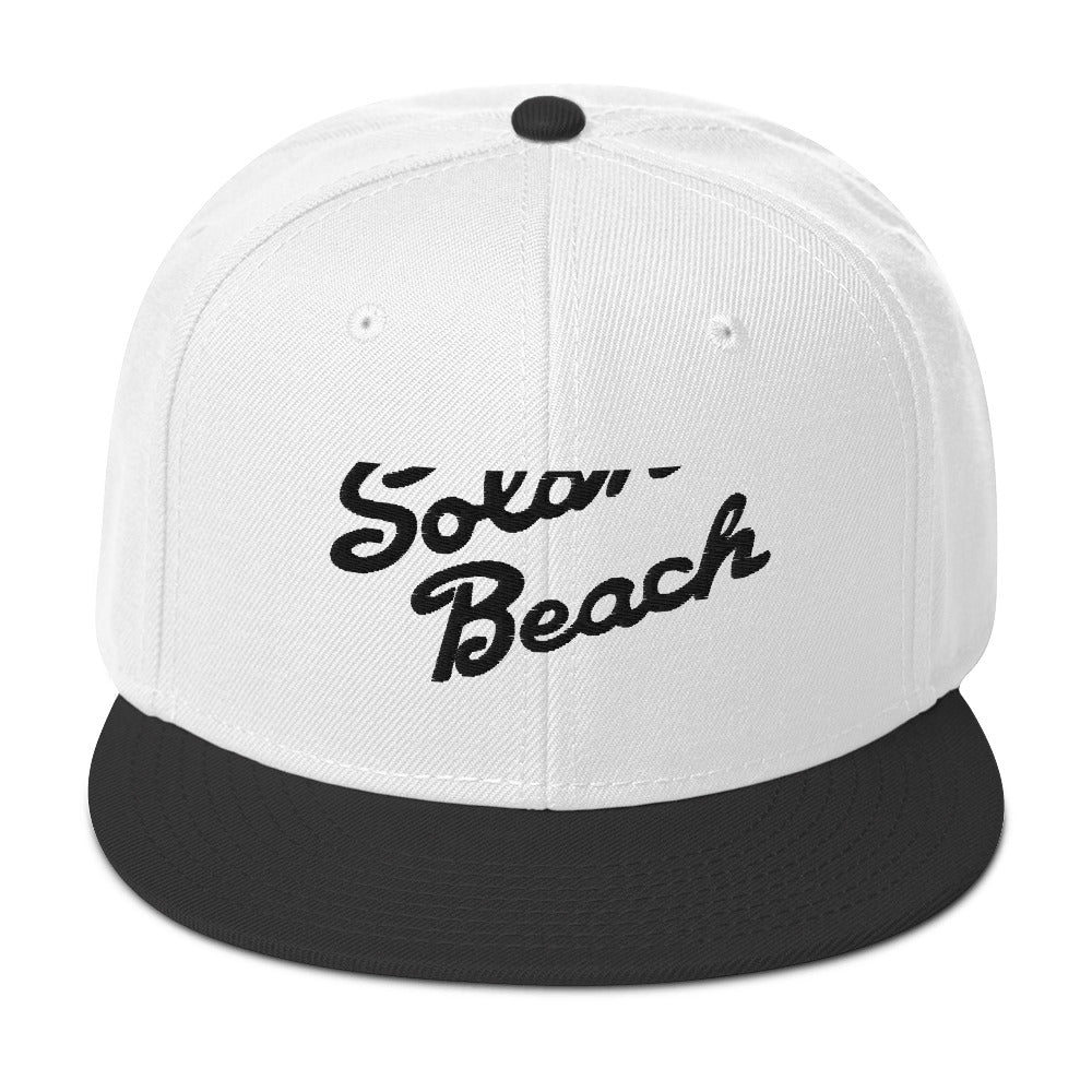 Solana Beach Sign Snapback Hat