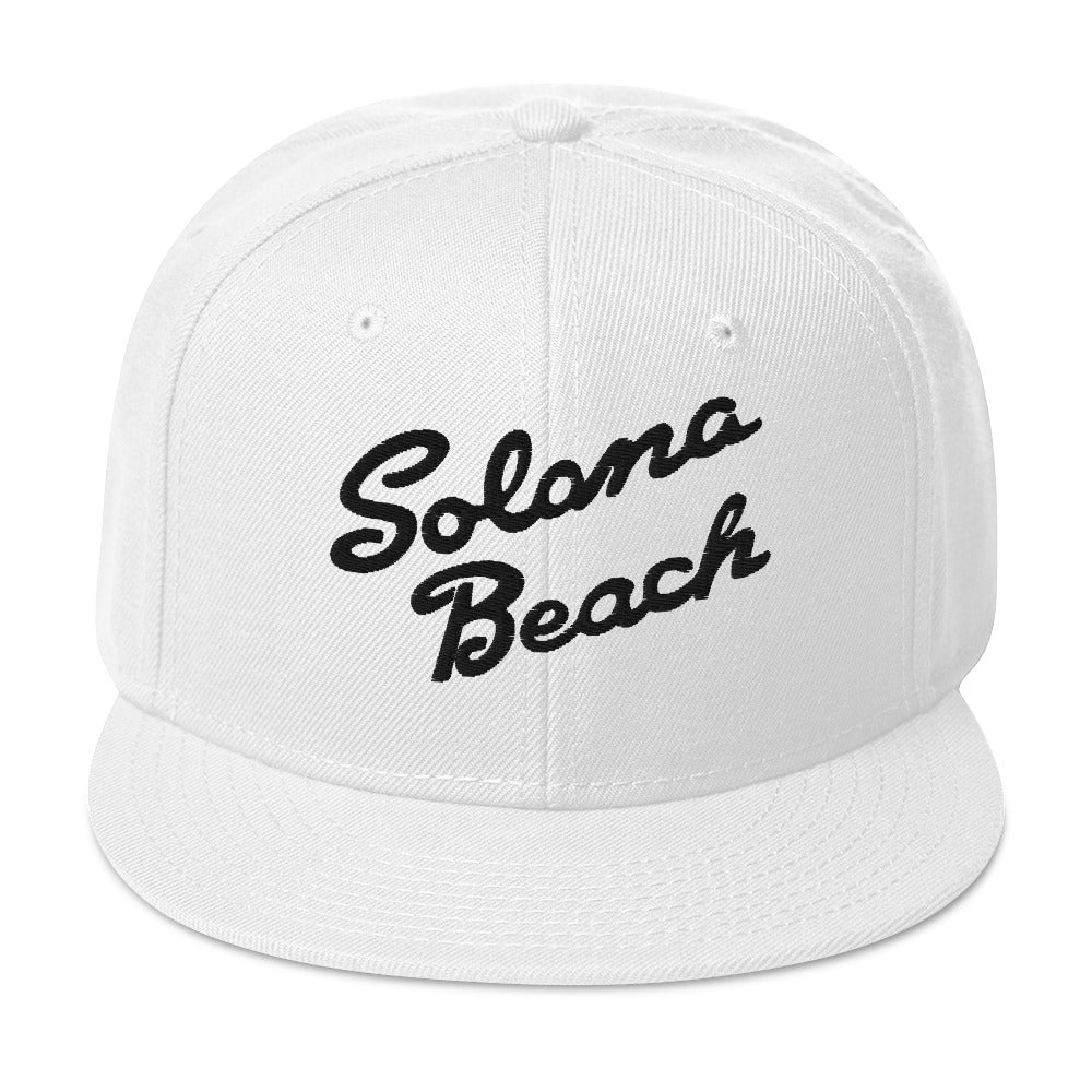 Solana Beach Sign Snapback Hat