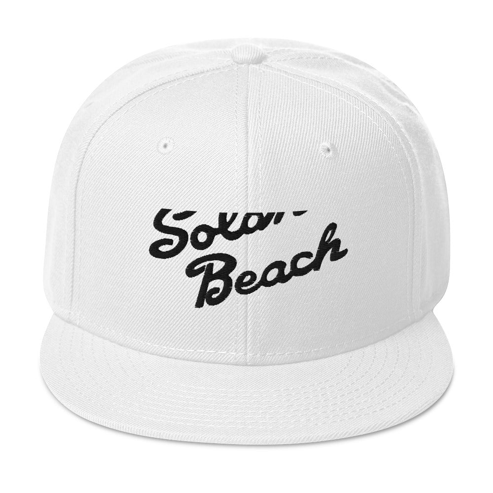 Solana Beach Sign Snapback Hat