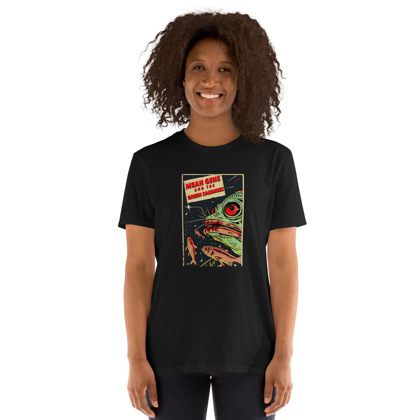 Mean Gene and the Green Sardine T-Shirt
