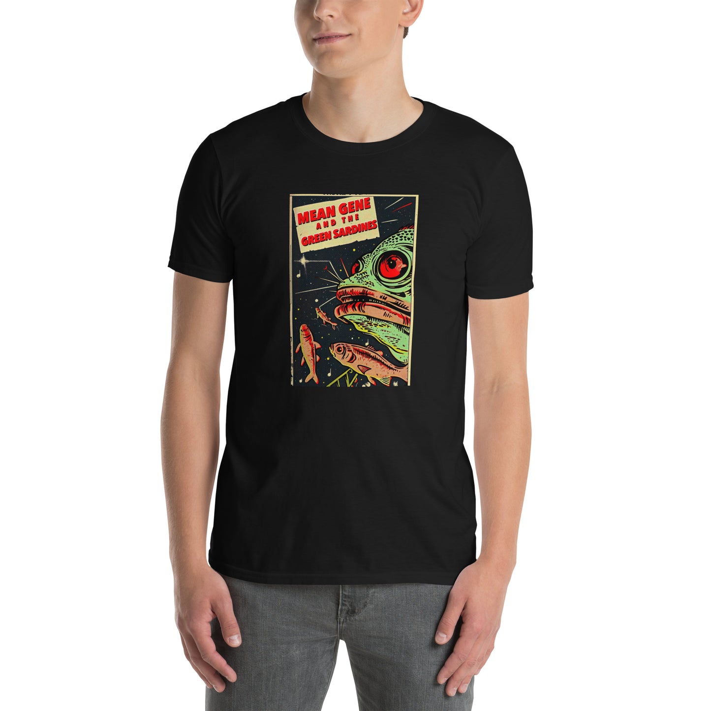 Mean Gene and the Green Sardine T-Shirt