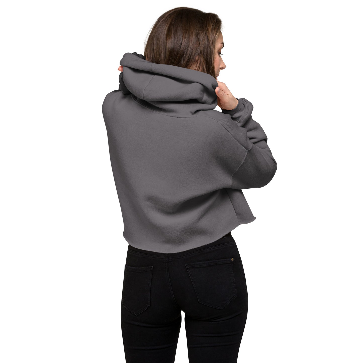 Solana Beach Sign Crop Hoodie